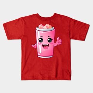 Soft drink cute T-Shirt cute giril Kids T-Shirt